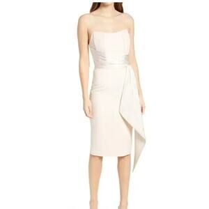 Lavish Alice NWOT Strapless Sheath Midi Dress Size 12